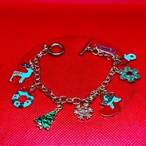 Christmas charm bracelet